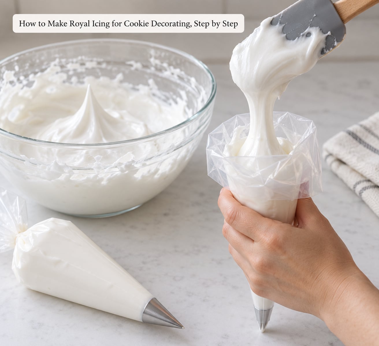 How to Make Royal Icing for Cookie Decorating, Step by Step