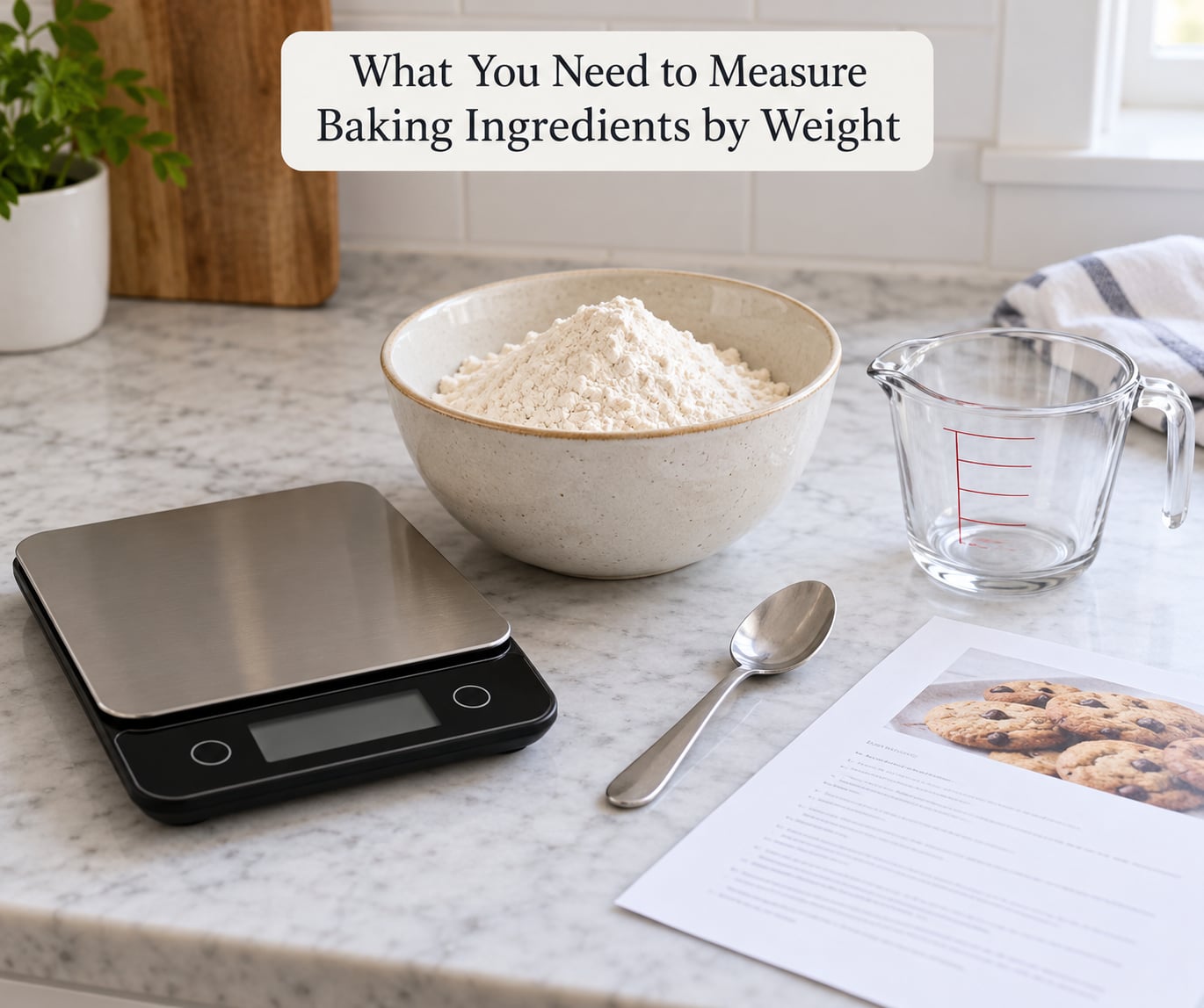 What You Need to Measure Baking Ingredients by Weight