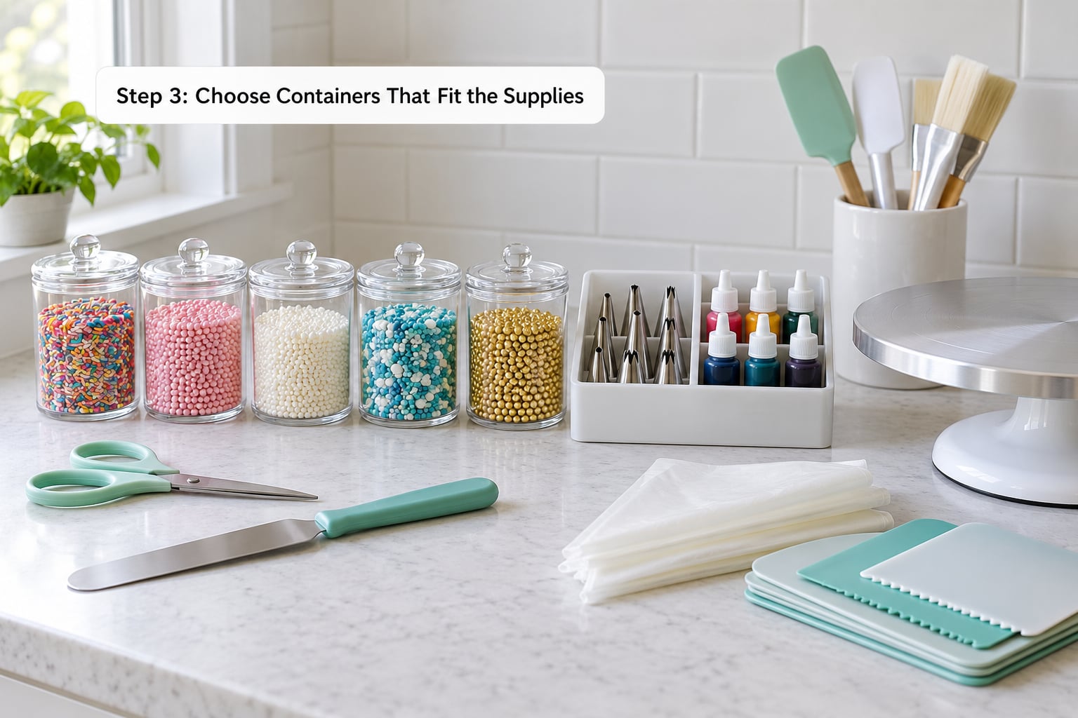 Step 3: Choose Containers That Fit the Supplies