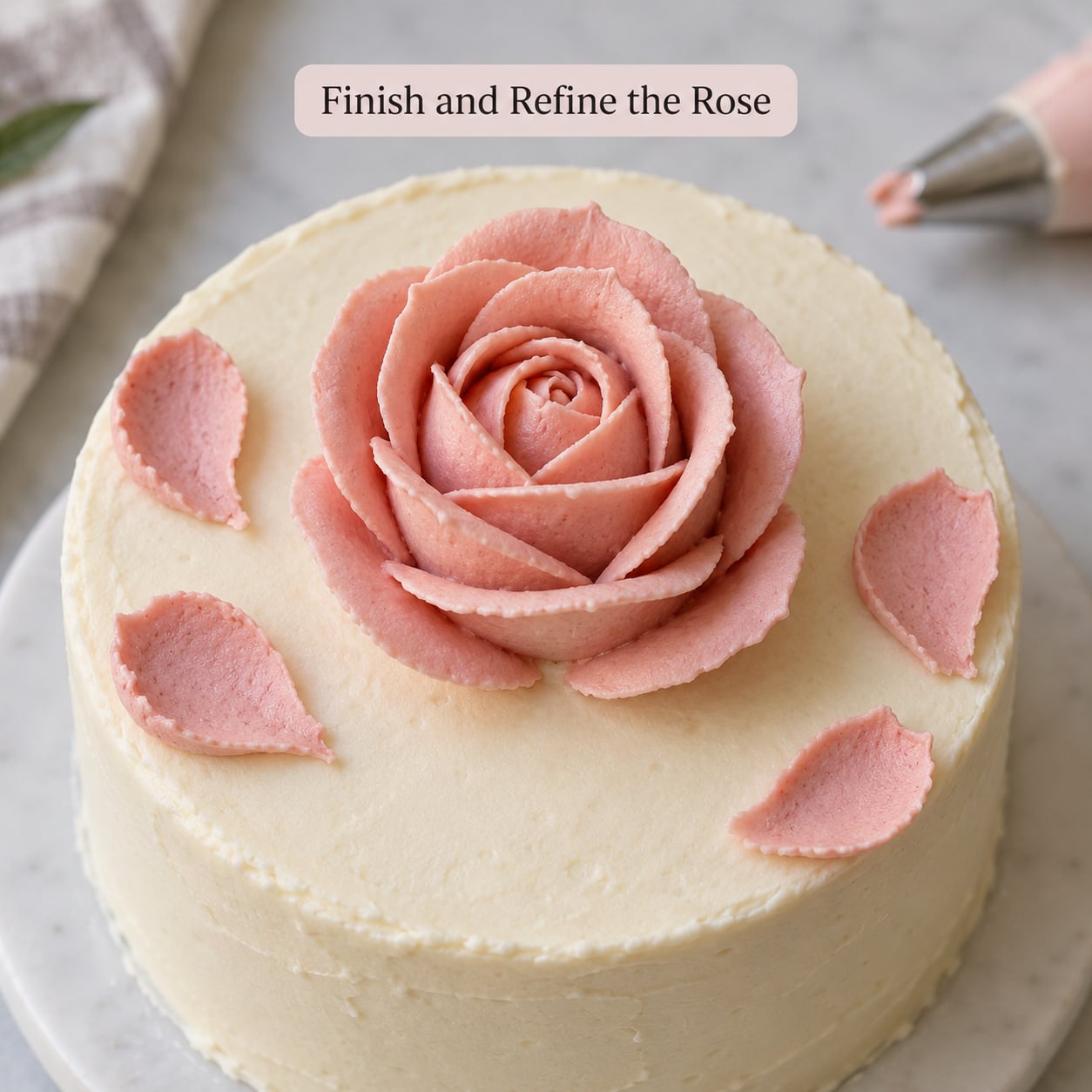 Finish and Refine the Rose