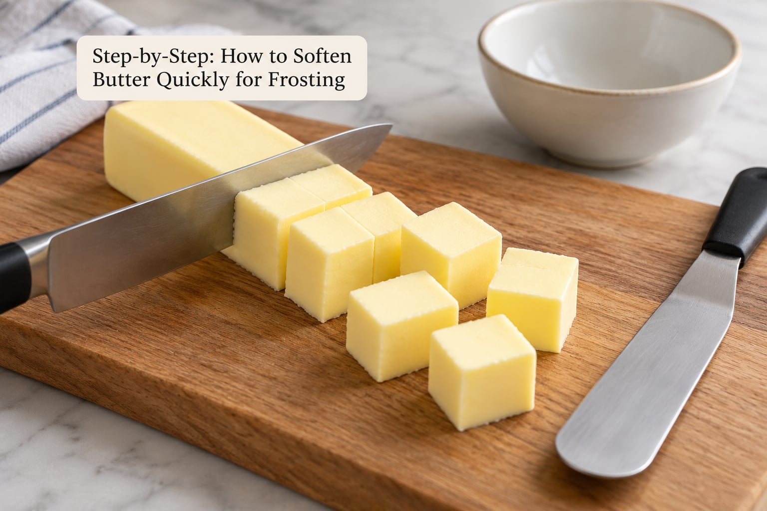 Step-by-Step: How to Soften Butter Quickly for Frosting
