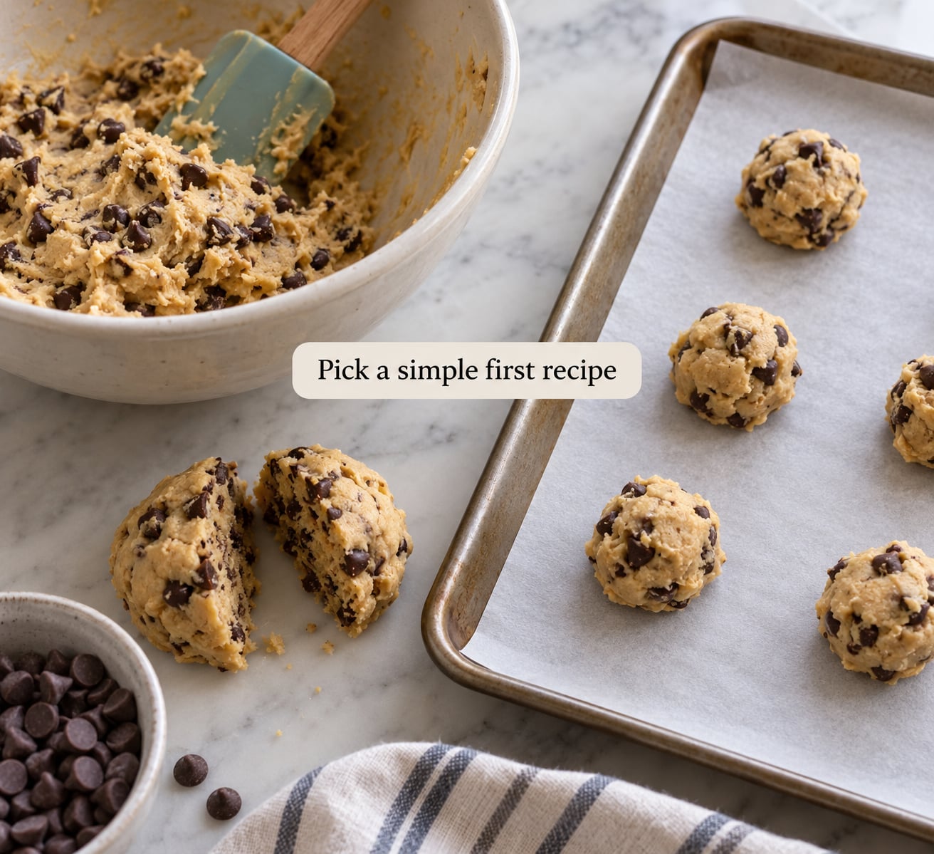 Pick a simple first recipe