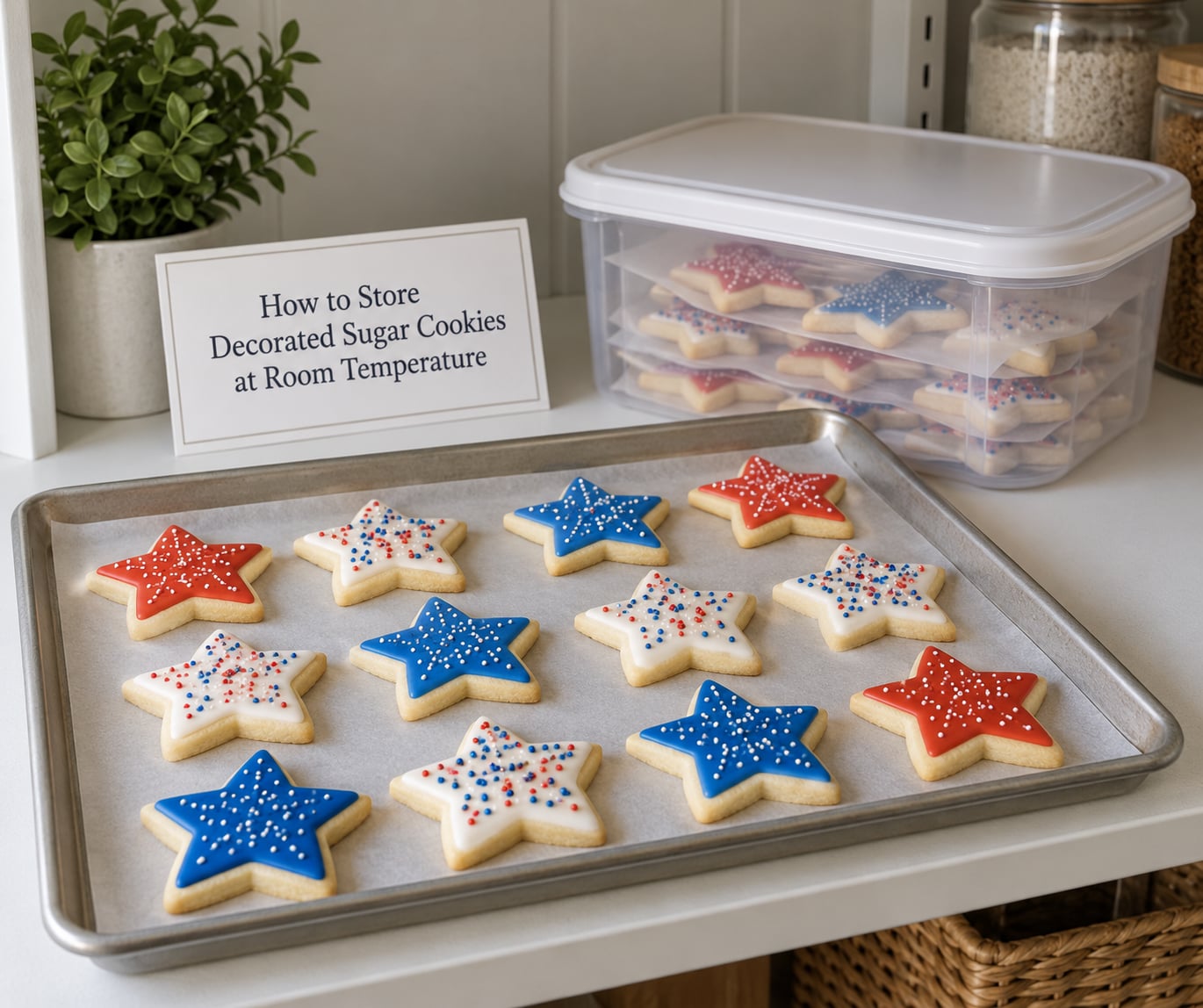 How to Store Decorated Sugar Cookies at Room Temperature