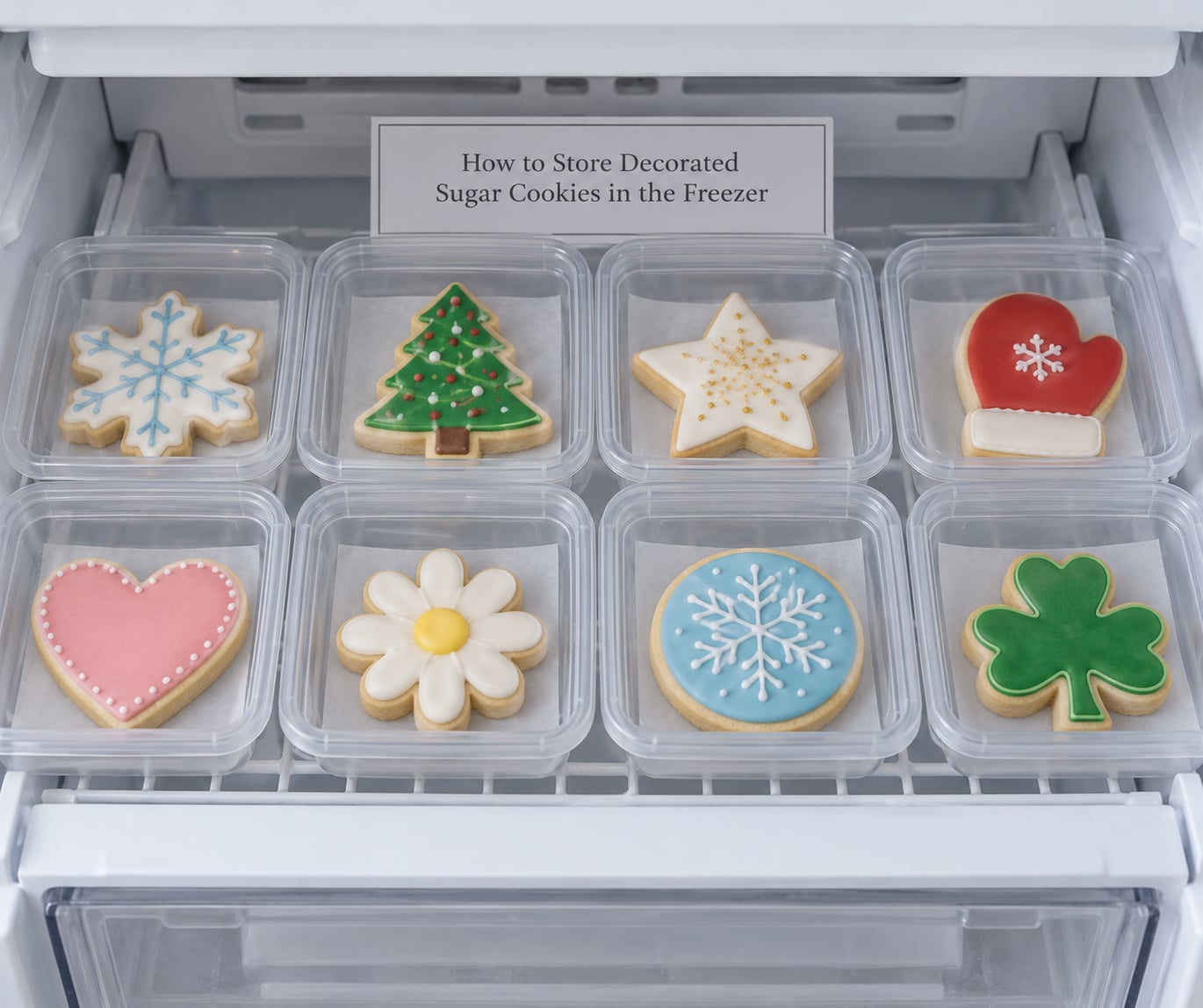 How to Store Decorated Sugar Cookies in the Freezer