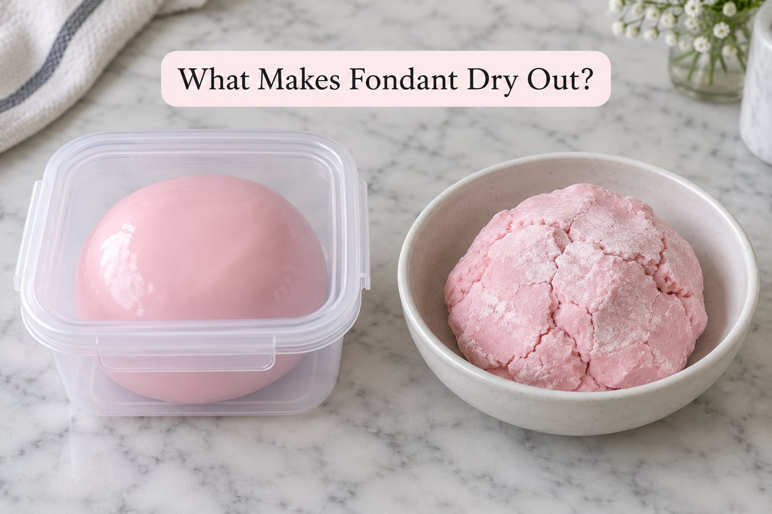 What Makes Fondant Dry Out?