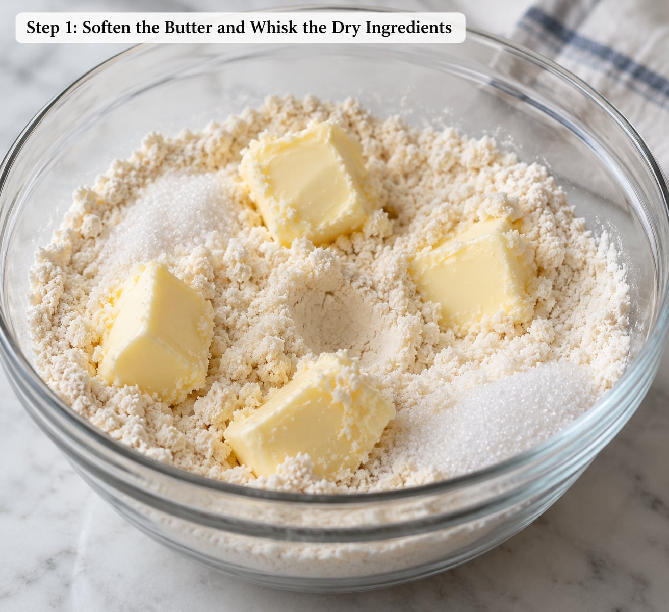 Step 1: Soften the Butter and Whisk the Dry Ingredients
