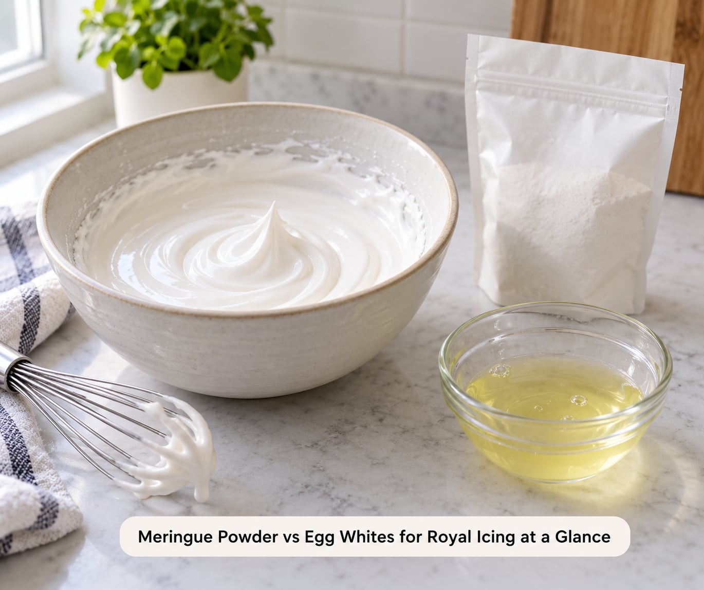 Meringue Powder vs Egg Whites for Royal Icing at a Glance