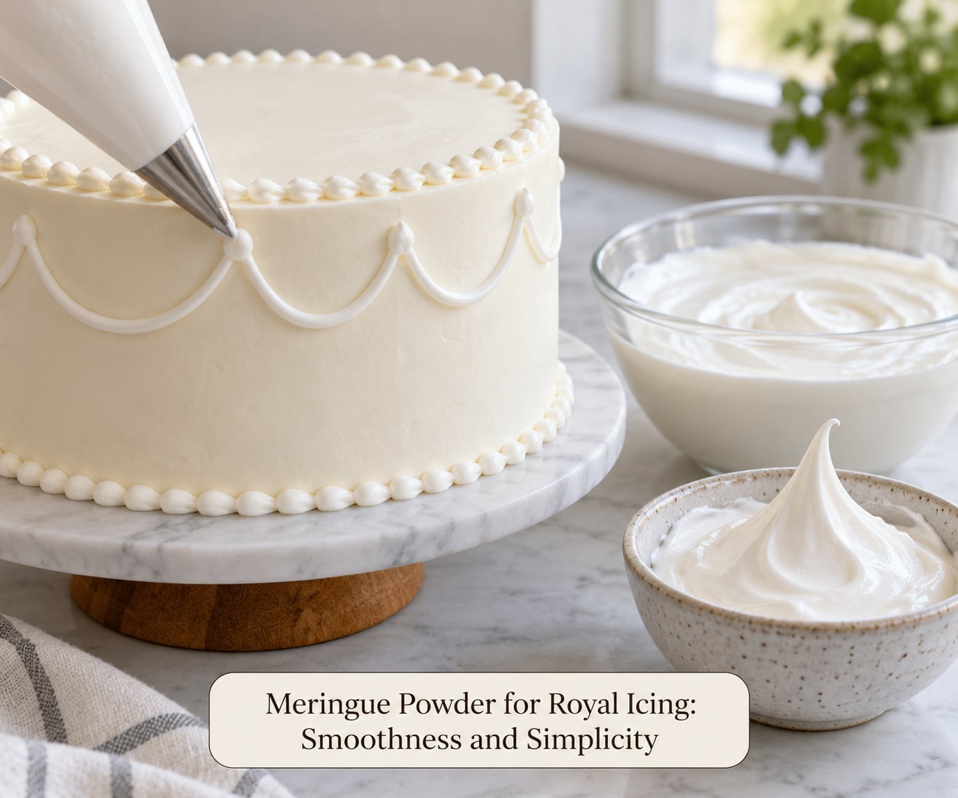 Meringue Powder for Royal Icing: Smoothness and Simplicity