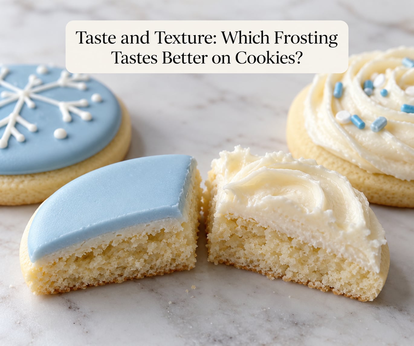 Taste and Texture: Which Frosting Tastes Better on Cookies?
