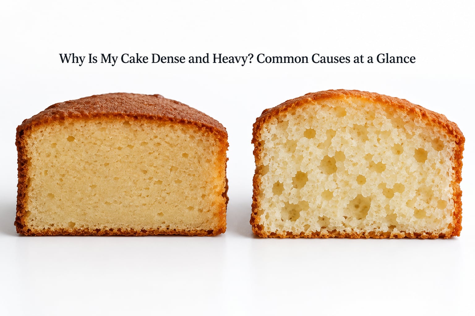 Why Is My Cake Dense and Heavy? Common Causes at a Glance